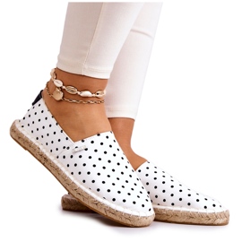 Women's Espadrilles With Polka Dots Big Star JJ274870 White