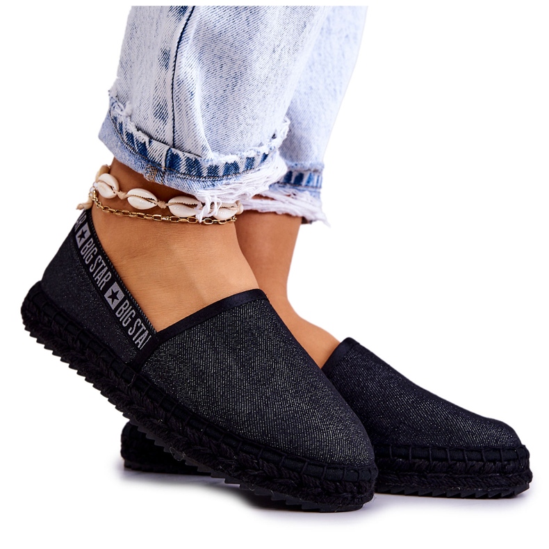 Slip-on espadrilles Big Star JJ274878 Black Slip-on espadrilles Big Star JJ274878 Black