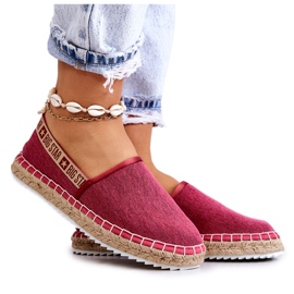 Slip-on espadrilles Big Star JJ274880 Dark pink