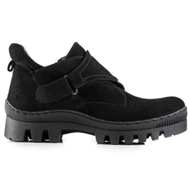 S. BARSKI Velcro boots S. Bararski black