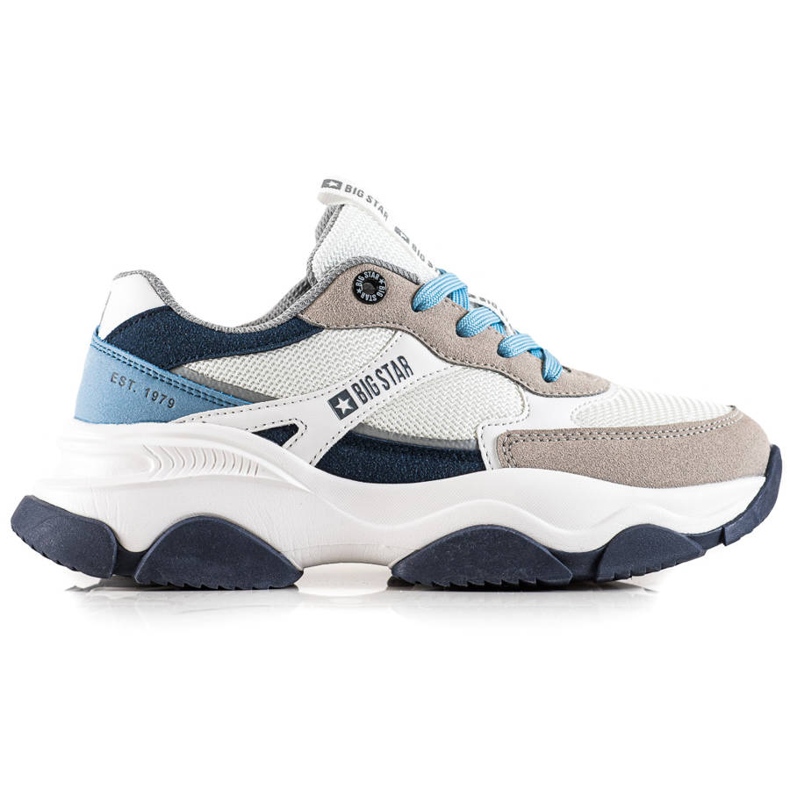 Women's Sneakers Big Star JJ274580 white blue multicolored Women's Sneakers Big Star JJ274580 white blue multicolored