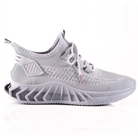 TRENDI Gray Textile Sneakers grey