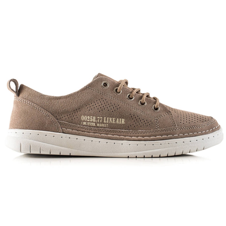 Evento Brown Leather Sneakers Evento Brown Leather Sneakers