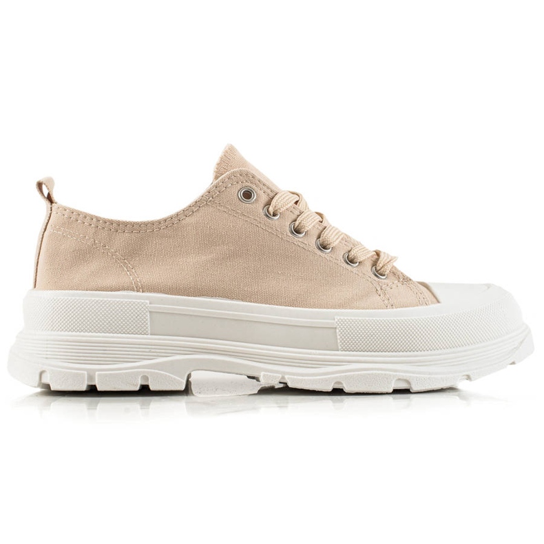 TRENDI Fashionable Beige Sneakers TRENDI Fashionable Beige Sneakers