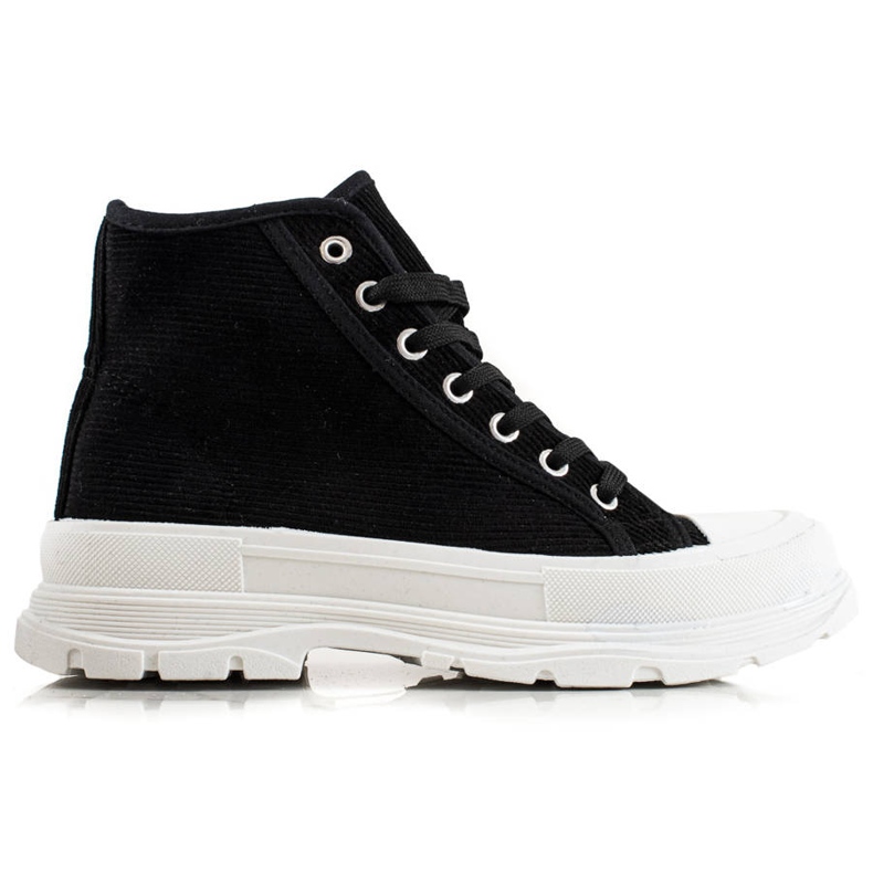 Sweet Shoes High Suede Sneakers black Sweet Shoes High Suede Sneakers black