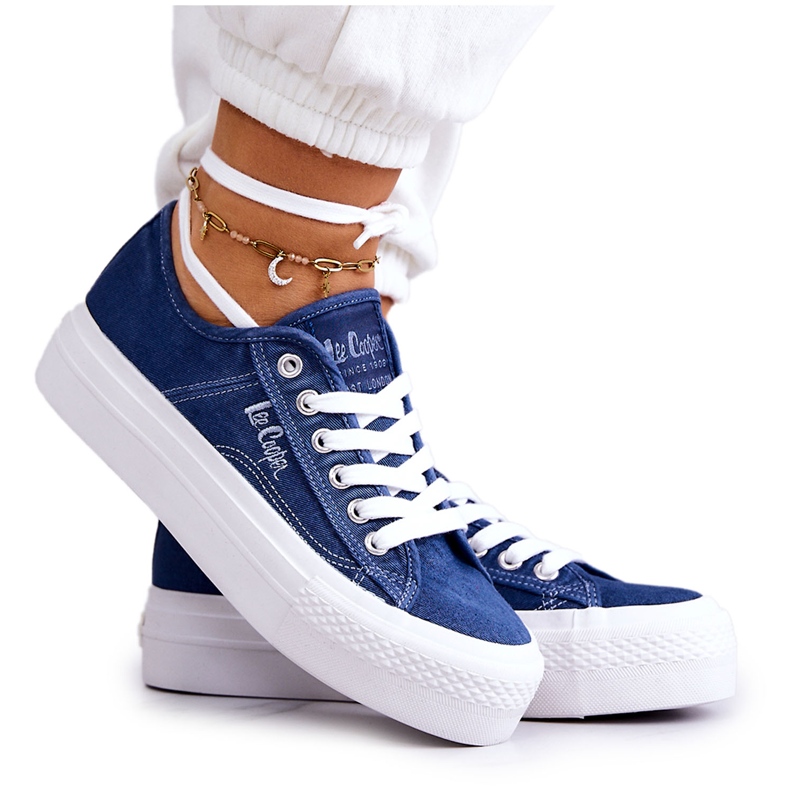 Lee Cooper LCW-22-31-0834L Blue Women's Sneakers