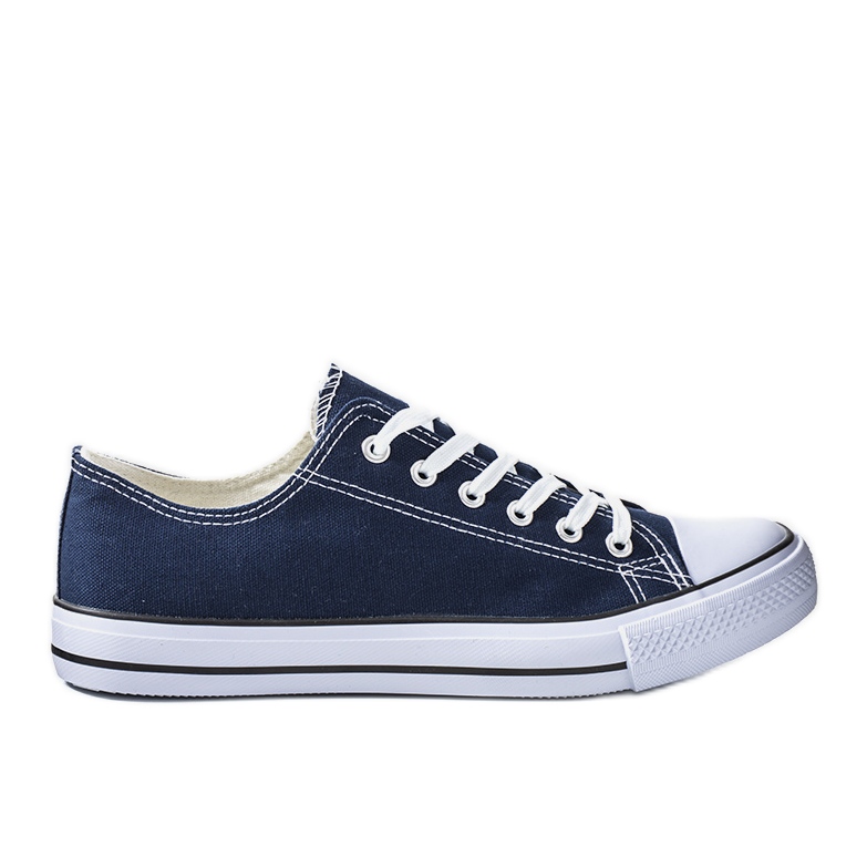 Molder navy blue men's sneakers