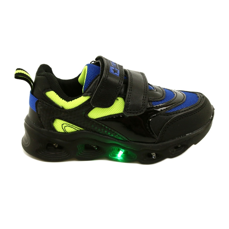 ADI Sports Shoes LED Glowing Velcro News 22DZ32-4836 Royal black blue green ADI Sports Shoes LED Glowing Velcro News 22DZ32-4836 Royal black blue green