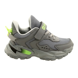 NEWS Boys' sports shoes for Velcro 22z32-4930 gray grey
