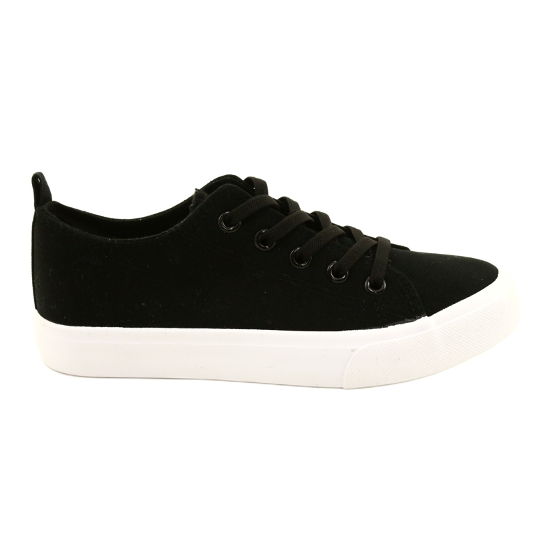Children's black tied classic Atletico WY20761 sneakers