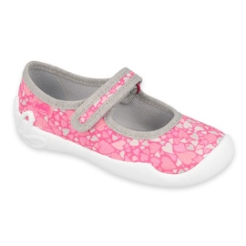 Befado children's shoes 114Y476 pink grey Befado children's shoes 114Y476 pink grey