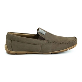 Olivier Brown men's leather loafers 937MA Olivier Brown men's leather loafers 937MA