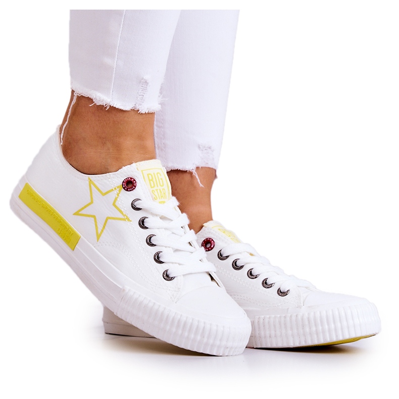 Women's Low Sneakers Big Star JJ274384 White