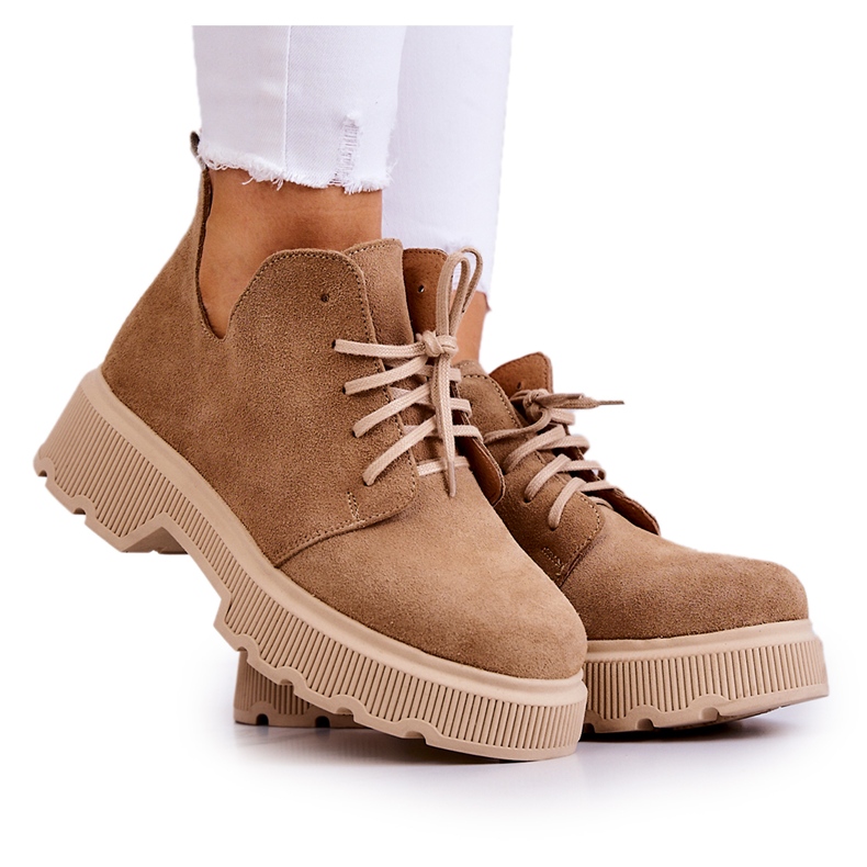 Shoes On The Massive Sole Nicole 2701/060 Beige Shoes On The Massive Sole Nicole 2701/060 Beige