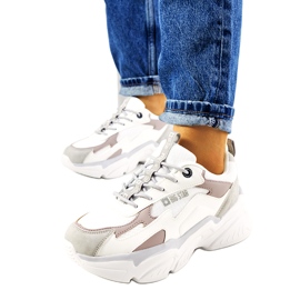 Women's Sneakers Big Star HH274255 beige white