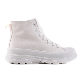 TRENDI White High Sneakers