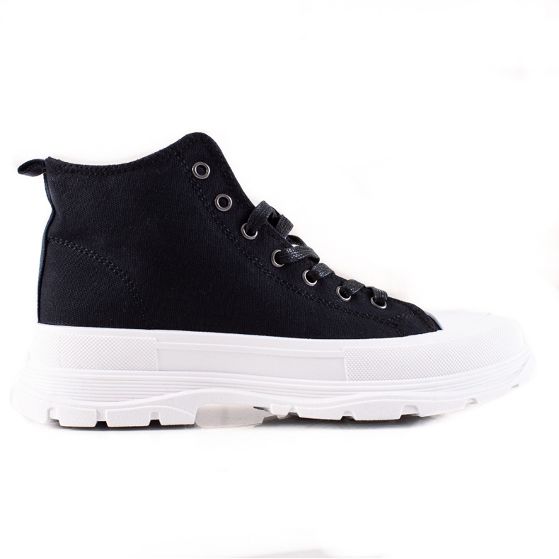 TRENDI Textile Black Sneakers TRENDI Textile Black Sneakers