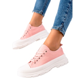 TRENDI Fashionable Pink Sneakers
