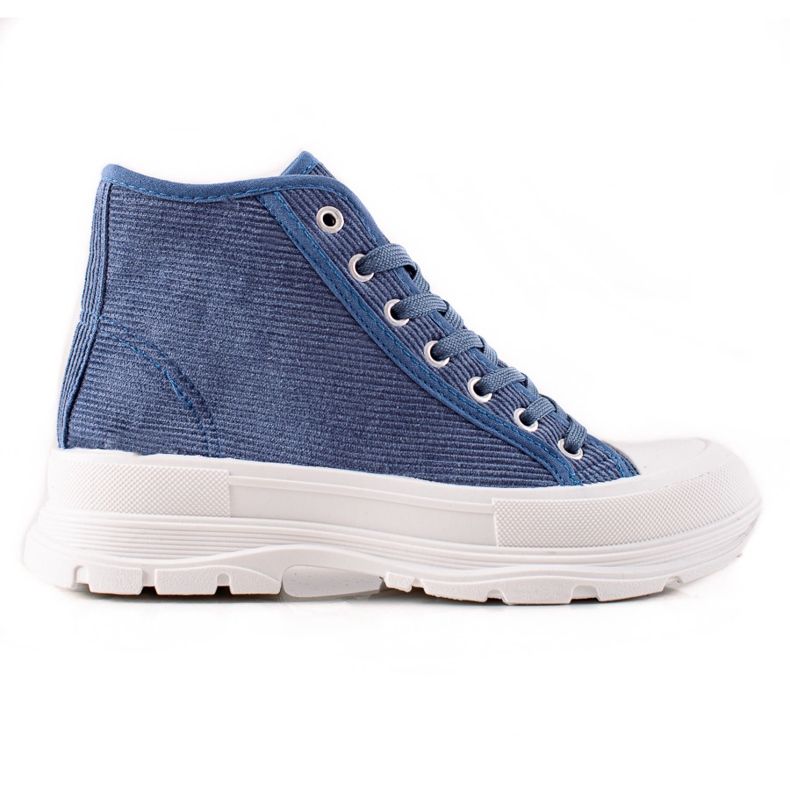 Sweet Shoes High Suede Sneakers blue