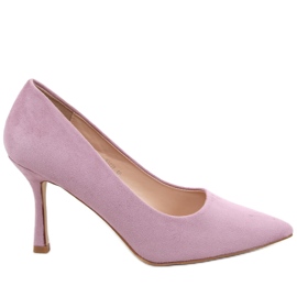 Women's suede Giorgia Purple stilettos