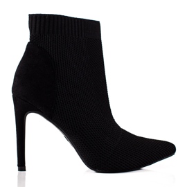 S. BARSKI Matching boots on a pin S.BARSKI black
