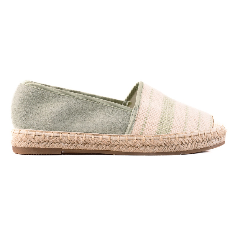 Anesia Paris Casual Espadrilles beige green Anesia Paris Casual Espadrilles beige green