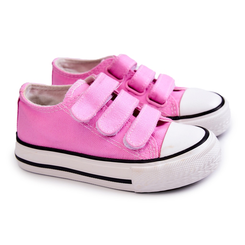 Children's Sneakers With Velcro Pink Bernie Children's Sneakers With Velcro Pink Bernie