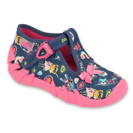 Befado children's shoes 110P456 navy blue multicolored