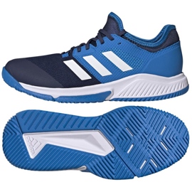Indoor shoes adidas Court Team Bounce M GW5063 blue blues and navy blue Indoor shoes adidas Court Team Bounce M GW5063 blue blues and navy blue