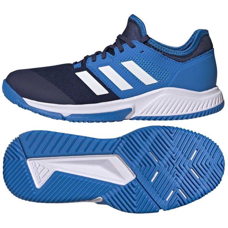 Indoor shoes adidas Court Team Bounce M GW5063 blue blues and navy blue
