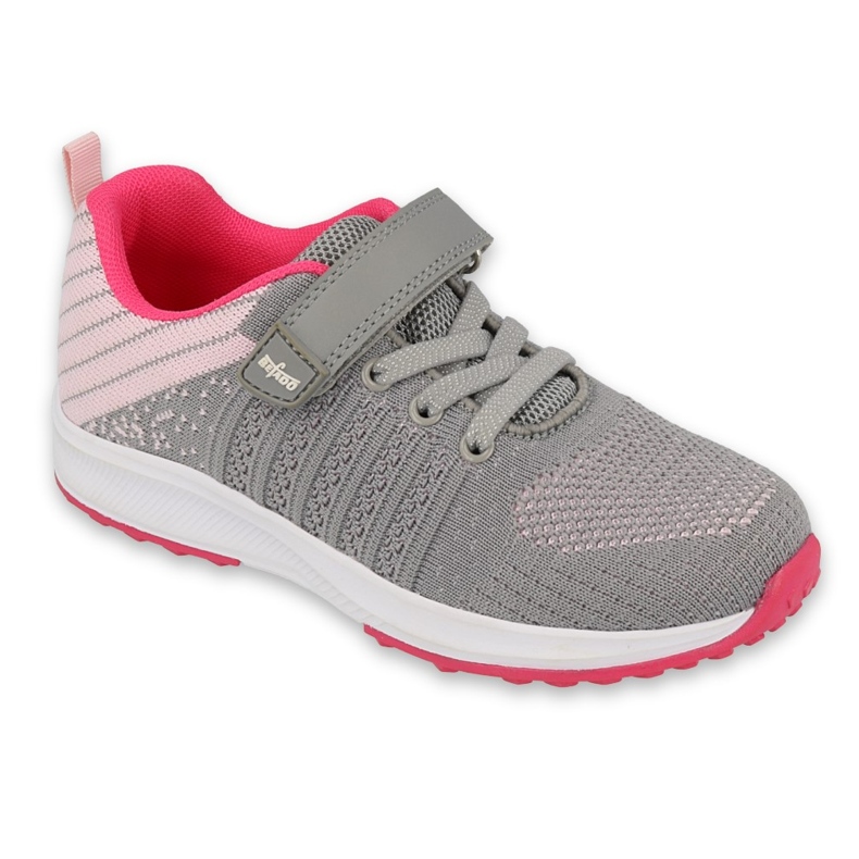 Befado children's shoes 516Y137 pink grey Befado children's shoes 516Y137 pink grey