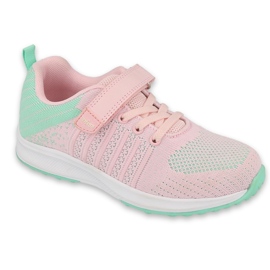Befado children's shoes 516Y138 pink green Befado children's shoes 516Y138 pink green