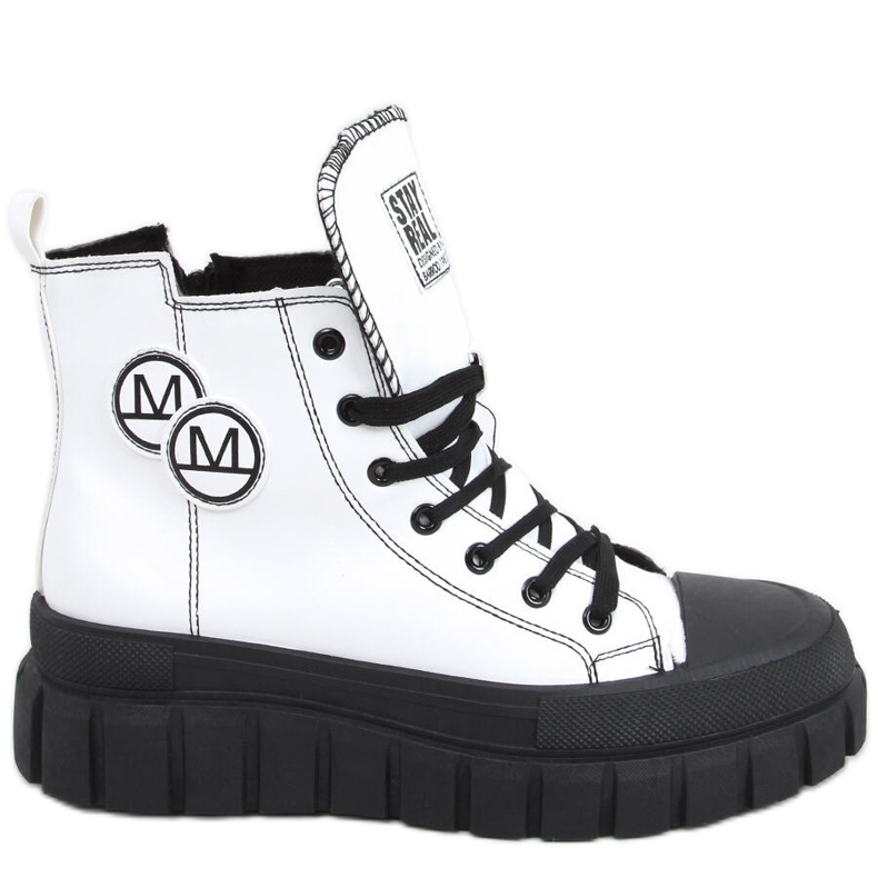 Ayse WHITE / BLACK sneakers