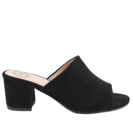 Alessia Black high-heeled sandals