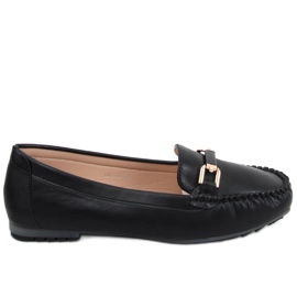 Leoni Negro women's loafers black