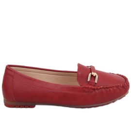 Leoni Burdeos women's loafers red