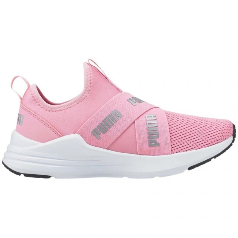 Puma Wired Run Slip On Summer Jr 383732 01 pink