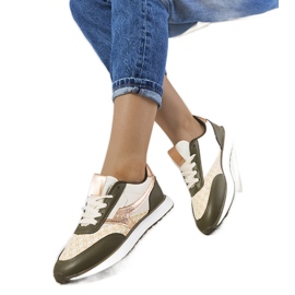 Green women's Chiara sneakers