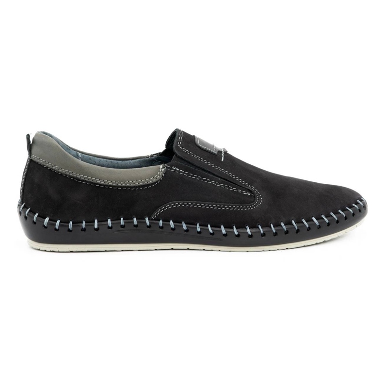 Olivier Leather men's shoes 816MA black