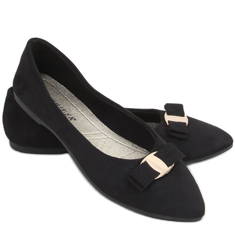 Janya Black women's ballerinas