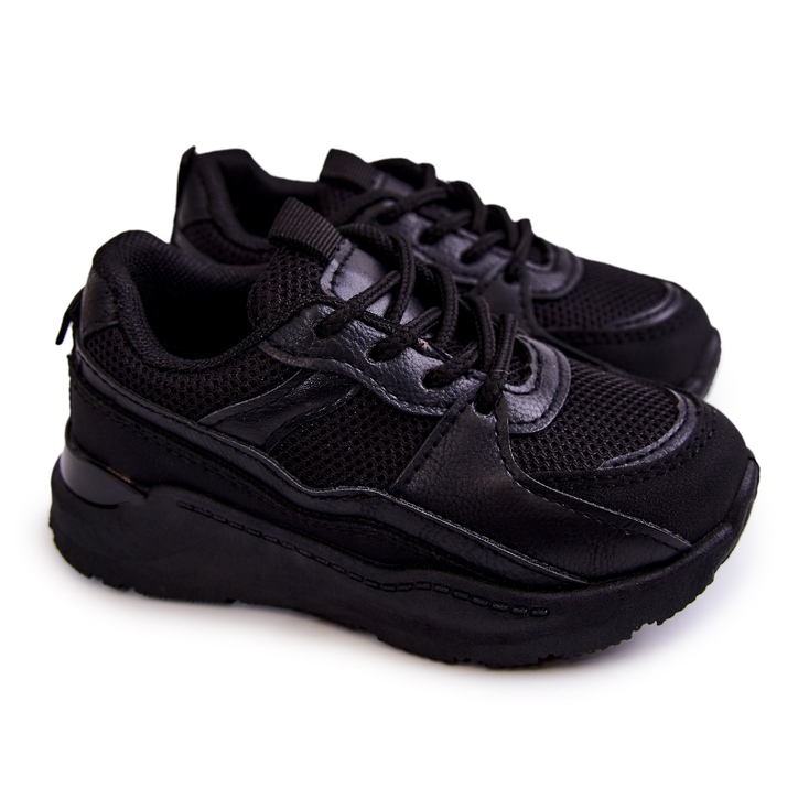 FR1 Children's Sport Shoes Sneakers Black Kizzie