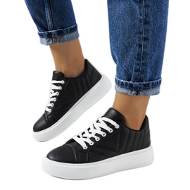 Black sneakers with chunky Matthew soles