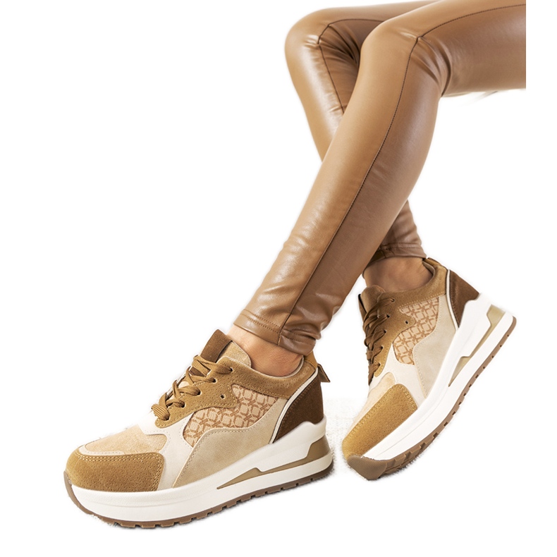 Brown sneakers for women Eryn sports shoes
