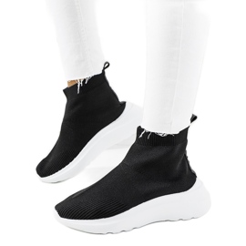 Black high-top sneakers from Jennifer
