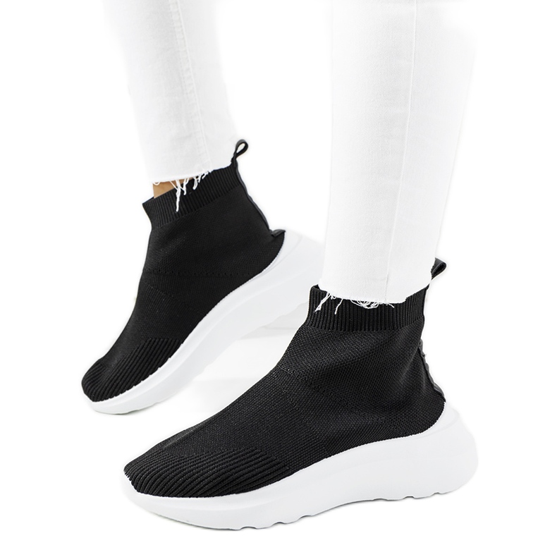 Black high-top sneakers from Jennifer