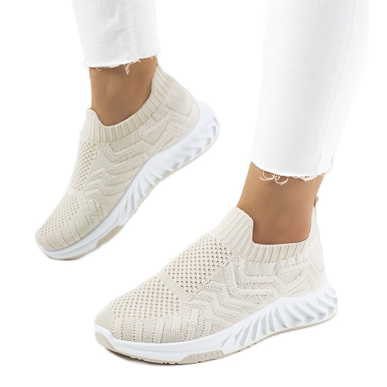 Alexandrin beige sports sneakers Alexandrin beige sports sneakers