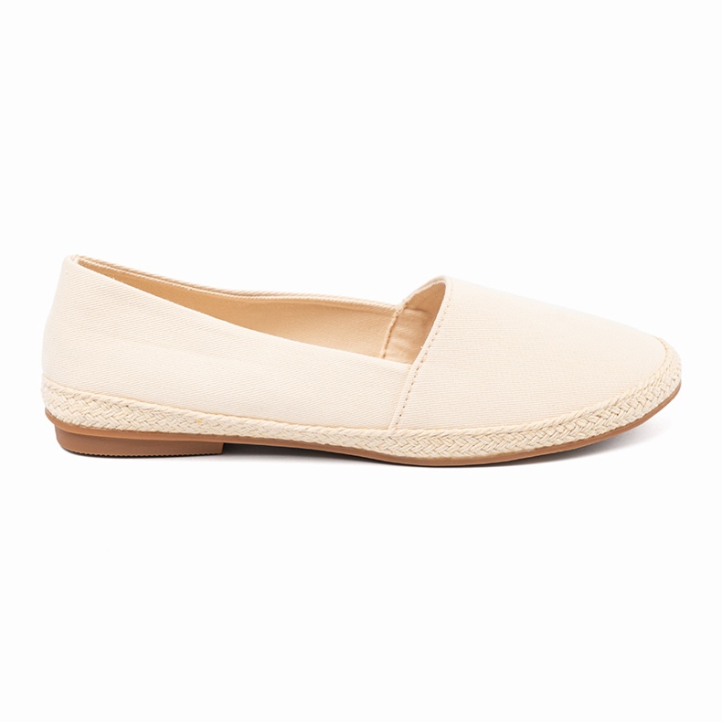 Ideal Shoes Classic Espadrilles beige
