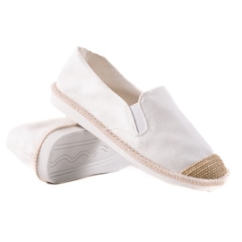 TRENDI Casual White Espadrilles