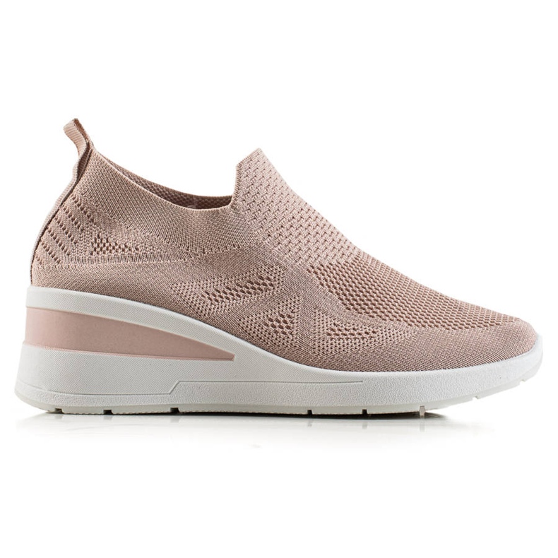 TRENDI Wedge Slip-On Sneakers pink