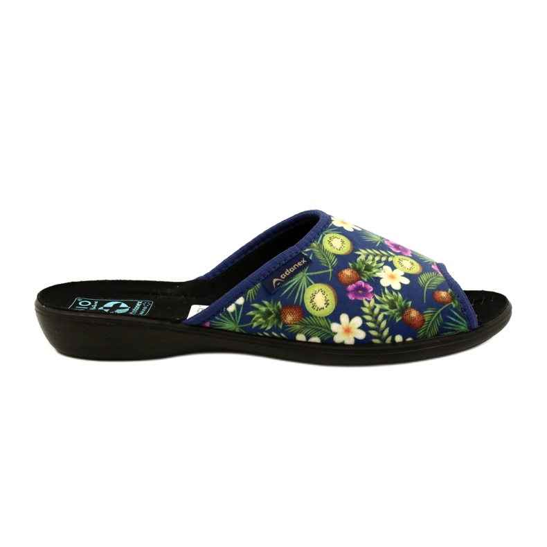 Slippers Slippers Kiwi Adanex DIK2 Tęg. G1 / 2 26061 Navy blue violet multicolored green